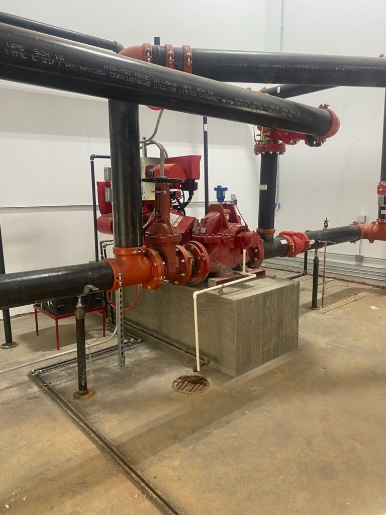 Fire Protection Diesel Pump Room