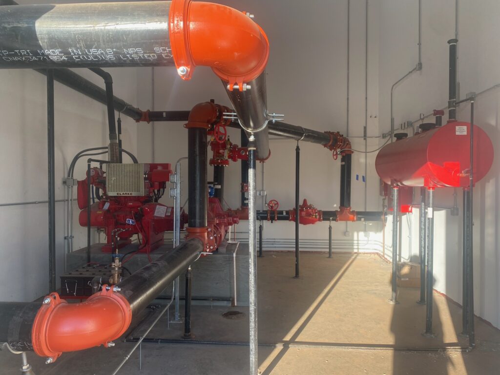 Fire Protection Diesel Pump Room