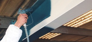intumescent paint, fire proofing